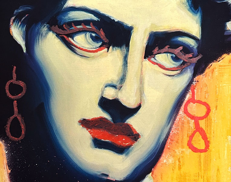 Davina Glam – Kunstdruck von REWONSKY, Vorderansicht