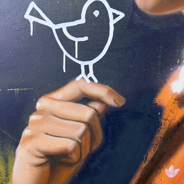 Girl with a bird