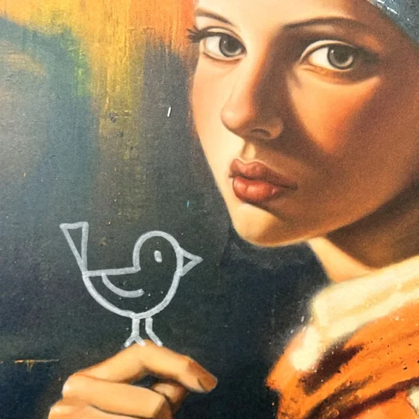Girl with a bird